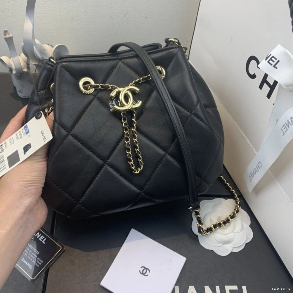 First Bag Ru CHANEL BAG DRAWSTRING SMALL 0707